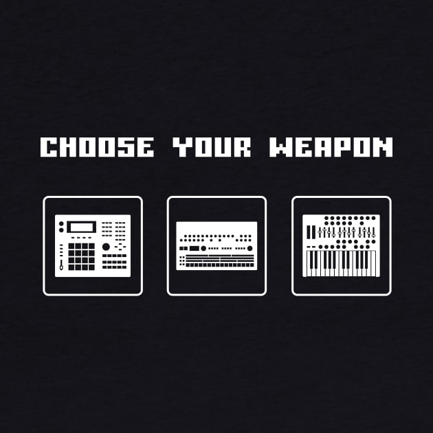 Choose Your Weapon Drum Machine and Synth Selector for Electronic Musician by Atomic Malibu